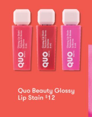Shoppers Drug Mart Quo beauty glossy lip stain offer