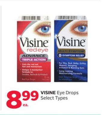 Rexall Visine eye drops offer