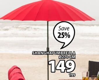 JYSK Shanghai umbrella offer