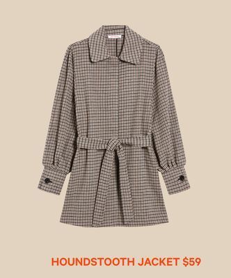 Joe Fresh Houndstooth jacket offer