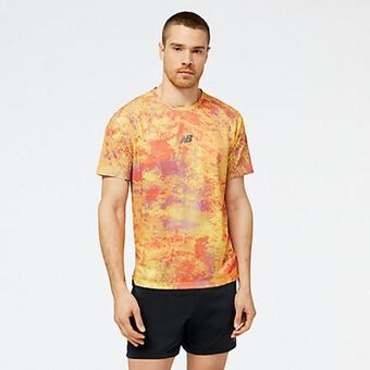 New Balance Impact at printed n-vent short sleeve offer