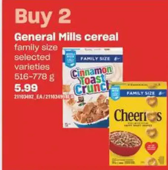 Independent Grocer General mills cereal offer