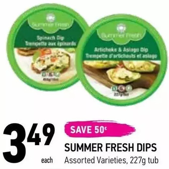 Summer fresh dips