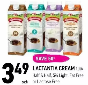 Coppa's Fresh Market Lactantia cream offer