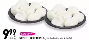 Coppa's Fresh Market Saputo bocconcini offer