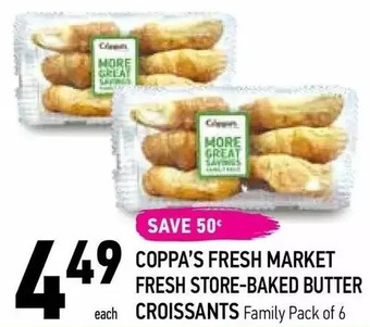 Coppa's Fresh Market Coppa's fresh market fresh store-baked butter croissants offer