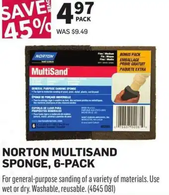Co-op Norton Multisand Sponge, 6-Pack offer
