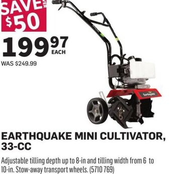 Co-op Earthquake Mini Cultivator 33-CC offer
