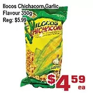 Top Food Supermarket Ilocos chichacorn garlic flavour offer