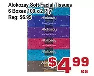 Alokozay soft facial tissues
