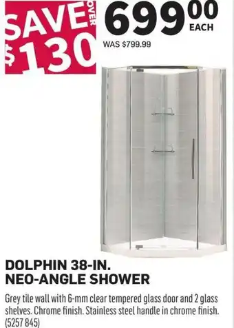 Co-op Dolphin 38-In. Neo-Angle Shower offer