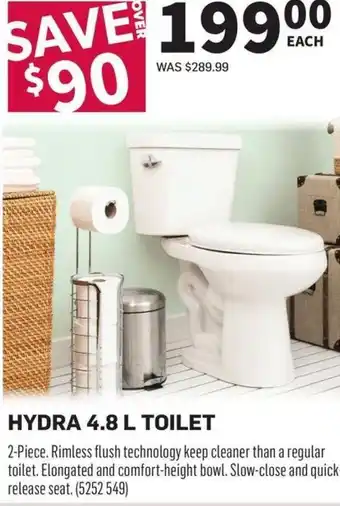 Co-op Hydra 4.8 L Toilet offer