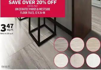 Co-op Ceratic Paros & Westside Floor Tiles, 12 x 24-In offer