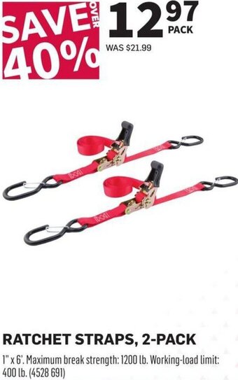 Co-op Ratchet Straps, 2-Pack offer