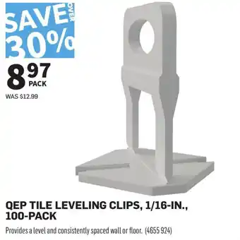 Co-op QEP Tile Leveling Clips, 1/16-In. 100-Pack offer