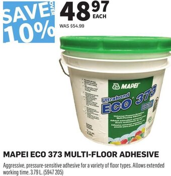 Co-op Mapei Eco 373 Multi-Floor Adhesive offer