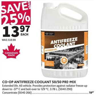 Co-op Co-Op Antifreeze Coolant 50/50 Pre-Mix offer