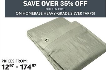 Co-op Homebase Heavy-Grade Silver Tarps offer