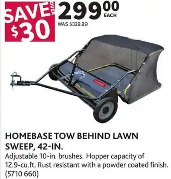 Co-op Homebase Town Behind Lawn Sweep, 42-In offer