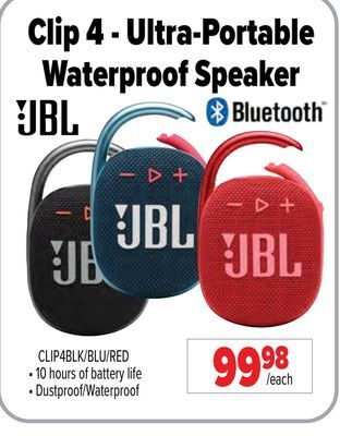2001 Audio Video Jbl clip 4 - ultra-portable waterproof speaker offer