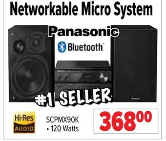 2001 Audio Video Panasonic networkable micro system offer