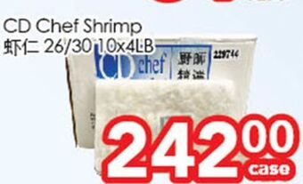 Superking Supermarket Cd chef shrimp offer