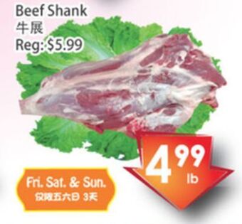 Fresh Palace Supermarket Beef shank offer
