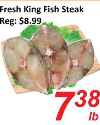 Seasons Foodmart Fresh king fish steak offer