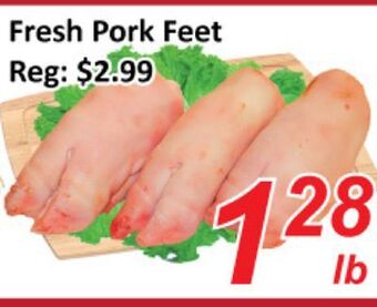 Seasons Foodmart Fresh pork feet offer