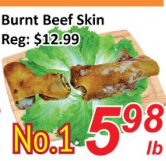 Seasons Foodmart Burnt beef skin offer