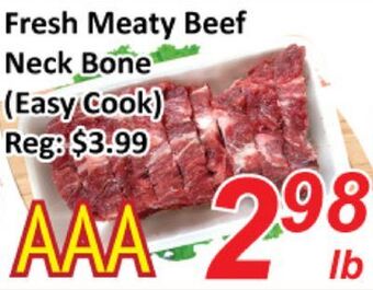 Seasons Foodmart Fresh meaty beef neck bone offer