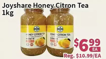 Blue Sky Supermarket Joyshare honey citron tea offer