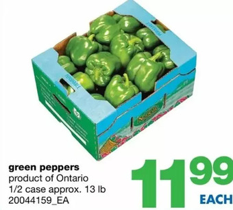 Wholesale Club Green peppers offer