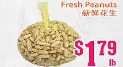 Grant's Foodmart Fresh peanuts offer