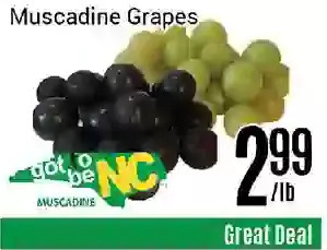 Nations Fresh Foods Muscadine grapes offer