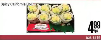 Nations Fresh Foods Spicy california roll offer