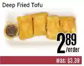 Nations Fresh Foods Deep fried tofu offer