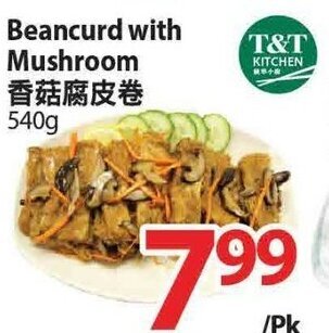 T&T Supermarket Beancurd with Mushroom offer