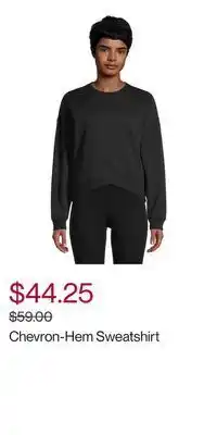 Hudson's Bay Chevron-hem sweatshirt offer