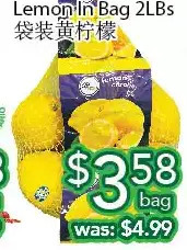 Ample Food Market Lemon in bag offer