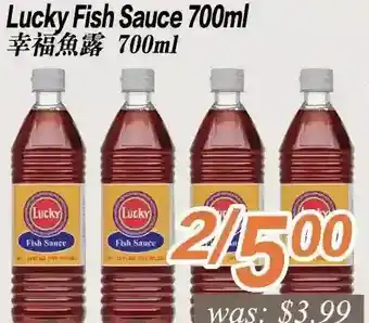 Seasons Foodmart Lucky fish sauce offer