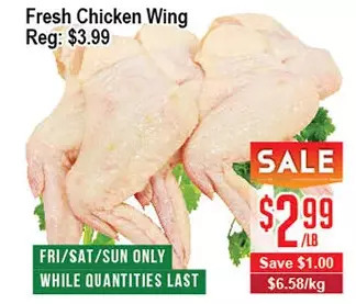 Skyland Foodmart Fresh chicken wing offer