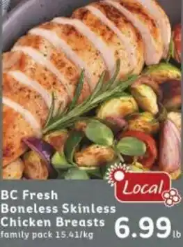 Market Place IGA BC Fresh Boneless Skinless Chicken Breasts offer