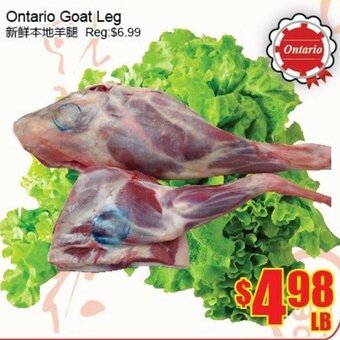 Fu Yao Supermarket Ontario Goat Leg offer