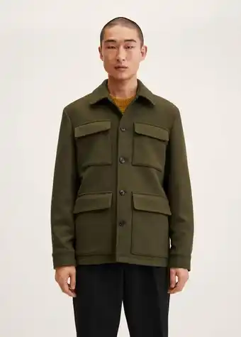 Mango Recycled wool coat offer