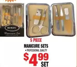 Len's Mill Stores Manicure sets offer