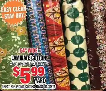 Len's Mill Stores Laminate cotton offer