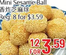 Hong Tai Supermarket Mini sesame ball offer