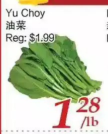 Tone Tai Supermarket Yu choy offer