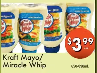 Westfort Foods Kraft Mayo/Miracle Whip offer